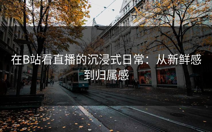 在B站看直播的沉浸式日常：从新鲜感到归属感